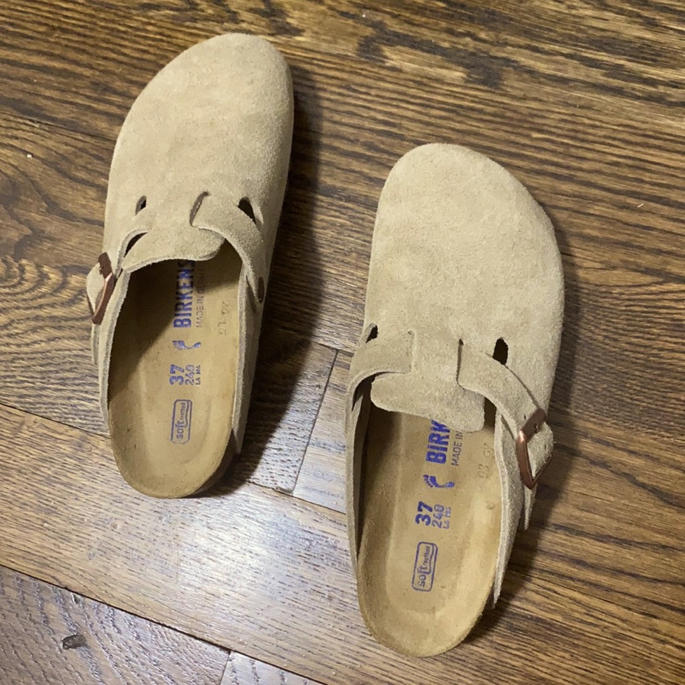 Birkenstock Boston clogs soft footbed 37 narrow